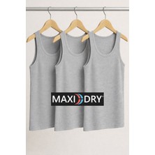 Maxi-Dry 3'lü Aşırı Terleme Önleyici Erkek Atlet, Çift Katmanlı, Islaklık Sızdırmaz, Nefes Alabilen Iç Giyim