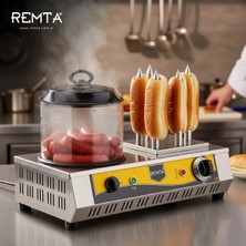 Remta 4 Kazıklı Hot Dog Makinesi KZ01
