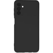 Zemira Home Newface Samsung Galaxy A04S Kılıf Nano Içi Kadife Silikon - Siyah