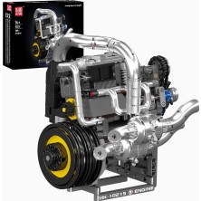 Mould King 10215 V12 Motor Yapım Seti 739 Parça Koleksiyonluk Model
