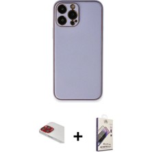 DS LLC Ieg™ iPhone 13 Pro Max Kılıf Yadigar Klasik - Siyah Bilvis 3D Mat Cam Ekran Koruyucu + Kırmız�