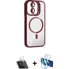 DS LLC Ieg™ iPhone 11 Kılıf Yadigar Asil Koleksiyonu - Siyah 3D Antistatik Cam Ekran Koruyucu + Şeffaf