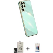 DS LLC Ieg™ Galaxy S25 Ultra Kılıf Yankı Serisi - Siyah Joko Magic 5d Cam + Siyah Bilvis Titan Kamera