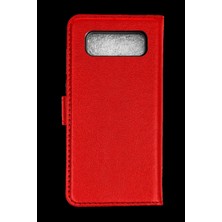 Beei  Galaxy Note 8 Kılıf Trend S Plus Kapaklı Kılıf - Kırmızı