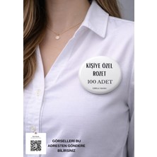 Ebruli Baskı Kişiye Özel Rozet – Toplu Üretim (100 Adet)