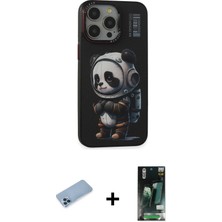 DS LLC Ieg™ iPhone 13 Pro Max Kılıf Siluet Modern Özel Seri - Şeffaf 360 Full Body Arka Koruyucu + Ma