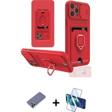 DS LLC Ieg™ iPhone 12 Pro Kılıf Vadi Form Prime - Siyah 3D Antistatik Seramik Nano Ekran Koruyucu + Gol