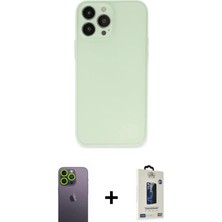 DS LLC Ieg™ iPhone 13 Pro Max Kılıf Atlas Minimal Prime - Siyah Bilvis Hayalet Cam Ekran Koruyucu + Ye�