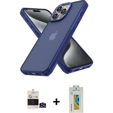 DS LLC Ieg™ iPhone 14 Pro Max Kılıf Atlas Form - Siyah Polymer Nano Ekran Koruyucu + Siyah Bilvis Titan