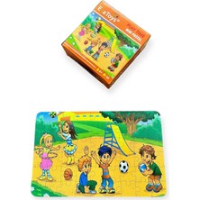 Ahşap Play Time Mini Puzzle | 4 Yaş 54 Parça
