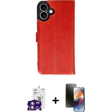 DS LLC Ieg™ iPhone 16 Kılıf Siluet Işık Serisi - Siyah 3D Antistatik Mat Seramik Nano Ekran Koruyucu