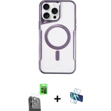 DS LLC Ieg™ iPhone 16 Pro Kılıf Yadigar Klasik Özel Seri - Siyah 3D Antistatik Seramik Nano Ekran Koru