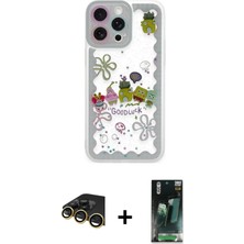 DS LLC Ieg™ iPhone 14 Pro Max Kılıf Çekirdek Asil - Siyah 360 Mat Full Body Arka Koruyucu + Gold Raze