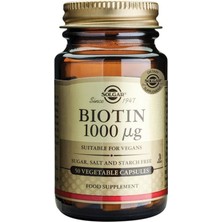 Solgar Biotin 1000 Mcg 50 Kapsül