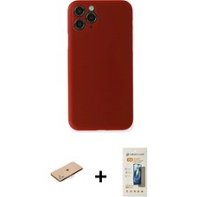 DS LLC Ieg™ iPhone 11 Pro Max Kılıf Yadigar Yansıma Serisi - Siyah 6d Mat Seramik Hayalet Nano Ekran K