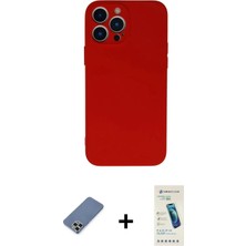 DS LLC Ieg™ iPhone 13 Pro Max Kılıf Ahenk Serisi - Şeffaf Pasifik Cam Ekran Koruyucu + Açık Yeşil M