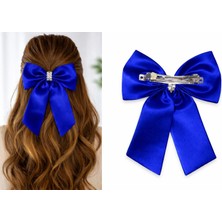 Umut Tekstil Kadın Saten Taşlı Otomatik Fiyonk Toka,saten Fiyonk Taşlı Toka