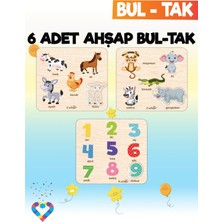 Eğitici 6 Adet Bul-Tak Oyuncak