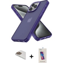 DS LLC Ieg™ iPhone 13 Pro Max Kılıf Atlas Form - Siyah Joko 5d Cam + Gold Pers Alüminyum Kamera Lens