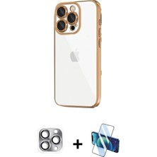 DS LLC Ieg™ iPhone 16 Pro Max Kılıf Vadi Minimal - Siyah 3D Antistatik Seramik Nano Ekran Koruyucu + gr