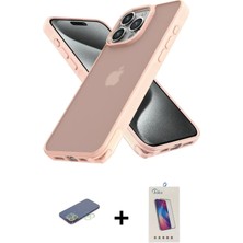 DS LLC Ieg™ iPhone 12 Pro Max Kılıf Atlas Form - Siyah Joko 5d Cam + Yeşil Renkli Kamera Lens Koruma C