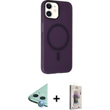 DS LLC Ieg™ iPhone 11 Kılıf Çekirdek Modern Prime - Siyah Bilvis 3D Cam Ekran Koruyucu + Mavi Raze Met
