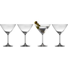 Lyngby Glas Jewel Martini Kadeh Seti (4 Adet) 28 cl - Çap 13 cm