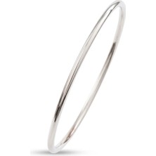 Hakan Mücevherat 14 Ayar Beyaz Altın Bilezik