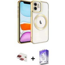 DS LLC Ieg™ iPhone 11 Kılıf Nova Işık Özel Seri - Siyah Bilvis 5in1 3D Magic Cam Ekran Koruyucu + K�