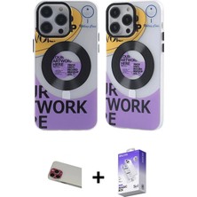 DS LLC Ieg™ iPhone 13 Pro Max Kılıf Nova Doku Koleksiyonu - Siyah Bilvis 5in1 3D Magic Cam Ekran Koruyu