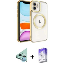 DS LLC Ieg™ iPhone 12 Kılıf Nova Işık Özel Seri - Siyah Bilvis 5in1 3D Magic Cam Ekran Koruyucu + Ma