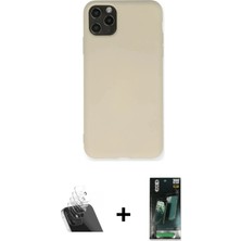 DS LLC Ieg™ iPhone 11 Pro Max Kılıf Ahenk Serisi - Şeffaf 360 Full Body Arka Koruyucu + Şeffaf Kamera