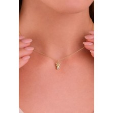 Atalya Accessory Ateş Böceği Zirkon Taşlı Minimal Kadın Kolye