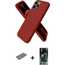 DS LLC Ieg™ iPhone 12 Pro Max Kılıf Kozmos Yansıma Özel Seri - Siyah 360 Mat Full Body Arka Koruyucu