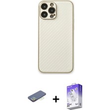 DS LLC Ieg™ iPhone 13 Pro Max Kılıf Ahenk Işık - Siyah Bilvis 5in1 3D Magic Cam Ekran Koruyucu + Yeş