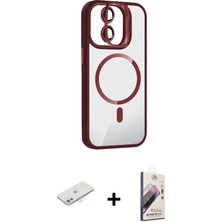 DS LLC Ieg™ iPhone 11 Kılıf Yadigar Asil Koleksiyonu - Siyah Bilvis 3D Mat Cam Ekran Koruyucu + Sarı R