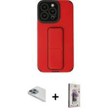 DS LLC Ieg™ iPhone 13 Pro Max Kılıf Çekirdek Yansıma - Siyah Bilvis 3D Cam Ekran Koruyucu + Sierra Bl