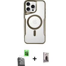 DS LLC Ieg™ iPhone 16 Pro Kılıf Yadigar Klasik Özel Seri - Siyah Bilvis Hayalet Cam Ekran Koruyucu + S