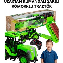 Brother Toys Uzaktan Kumandalı Şarjlı Römorklu Traktörfull Fonksiyon Çiftlik Hayvanı Veya Odun Taşıyan Oyuncak
