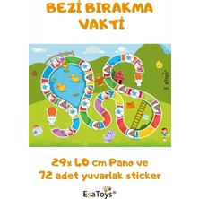 Tuvalet Eğitimi Sticker Panosu – 60'lı Set – 2-3 Yaş – Eğitici Ödül Tablosu