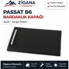 Vw Passat B6 Bardaklık Sürgüsü Siyah | Orta Konsol Kapak Mekanizması Uyumlu Parça