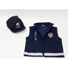 Polis Kostümü-Polis Yeleği ve Şapkası