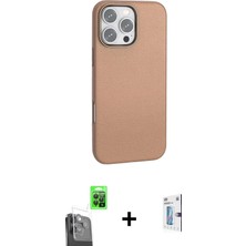 DS LLC Ieg™ iPhone 16 Pro Kılıf Zirve Modern Prime - Siyah Bilvis 0.18MM Plus Cam Ekran Koruyucu + Siya