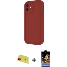 DS LLC Ieg™ iPhone 11 Kılıf Yankı Yansıma Özel Seri - Siyah Buffer Hayalet Cam Ekran Koruyucu + Kır