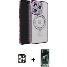 DS LLC Ieg™ iPhone 16 Pro Max Kılıf Zirve Doku Prime - Siyah 360 Mat Full Body Arka Koruyucu + Gold Pvd