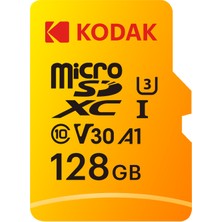 Kodak 128GB Uhs-I U3 V30 Micro Sd Kart + Adaptör