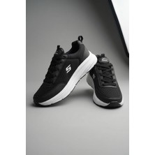 Letao Obsidian Walk Kadın Siyah  Yumuşak Tabanlı Günlük Sneaker Spor Ayakkabı