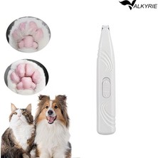 Valkyrie Kedi Köpek Pati Tüy Kesme Makinesi Sessiz Hassas Bölge Traş Cihazı Seramik & Çelik Bıçaklı
