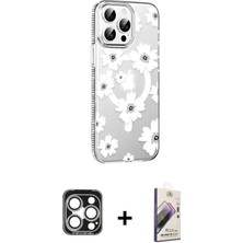 DS LLC Ieg™ iPhone 15 Pro Max Kılıf Yörünge Işık Prime - Siyah Bilvis 3D Mat Cam Ekran Koruyucu + G