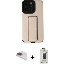 DS LLC Ieg™ iPhone 13 Pro Max Kılıf Çekirdek Yansıma - Siyah Bilvis Hayalet Cam Ekran Koruyucu + Gök